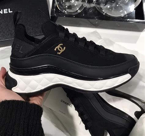 black chanel sneakers 2020.